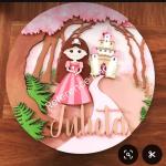 Kids Nameplate- Princess with Castle