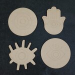 Evil Eye MDF Cutouts