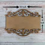 Rectangle Designer Name Plate Design-1