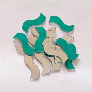 Glass Mirror- Wave- 1.5Inch