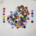 Mix Color Glass Mirror-Round- 12MM