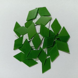 Color Glass Mirror- Diamond- 25MM