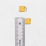 Glass Mirror- Square- Golden- 6MM