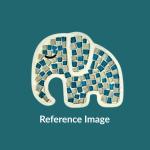 Elephant Mosaic Wall Art