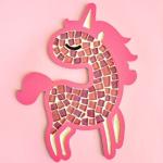 Unicorn Mosaic Wall Art