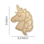Unicorn Face Mosaic Wall Art