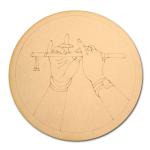 Pre Marked Krishna Hand With Flute