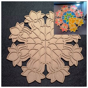 MDF Rangoli Design- 2